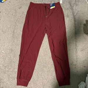 Old Navy Women's Maroon Jogger Track Pants